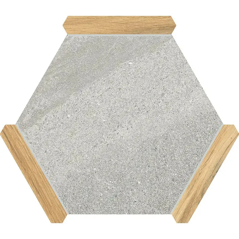 Montura Concrete Porcelain Hexagon Tile | Tile Club