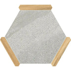 Montura Concrete Porcelain Hexagon Tile | Tile Club