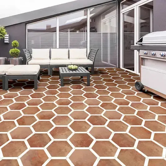 Montura Terracotta Porcelain Hexagon Tile | Tile Club