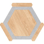Montura Wood Look Porcelain Hexagon Tile