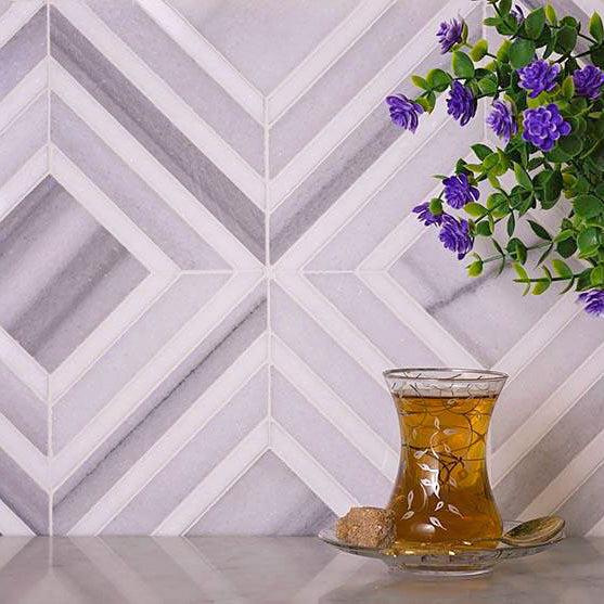 Equator Diamond & Square Mosaic Tile