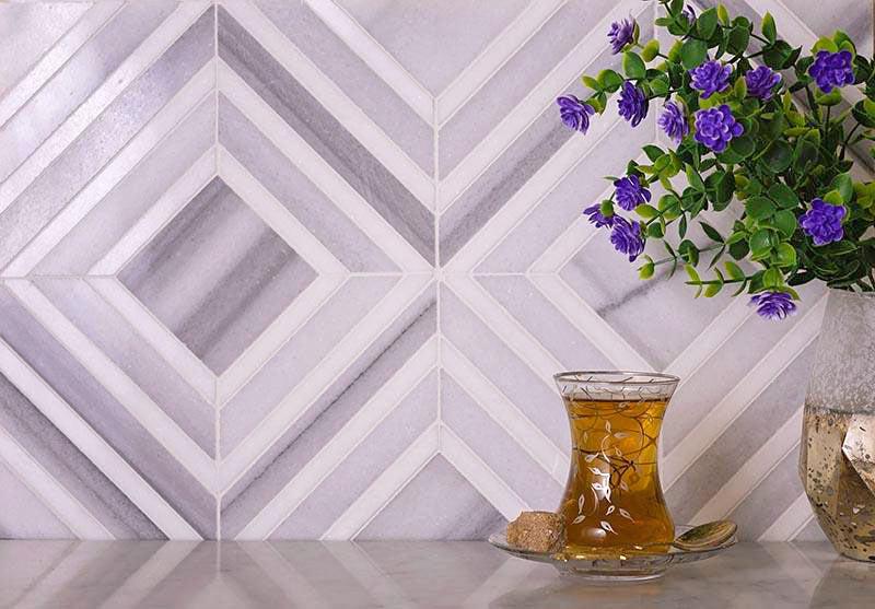 Equator Diamond & Square Mosaic Tile