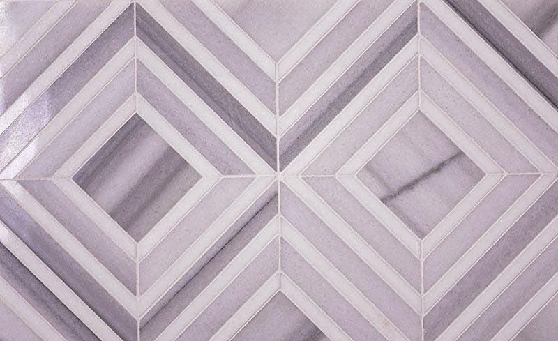 Equator Diamond & Square Mosaic Tile | Tile Club