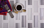 Equator & Thassos Bricks Polished Mosaic Tile | Tile Club