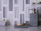 Equator & Thassos Bricks Polished Mosaic Tile | Tile Club