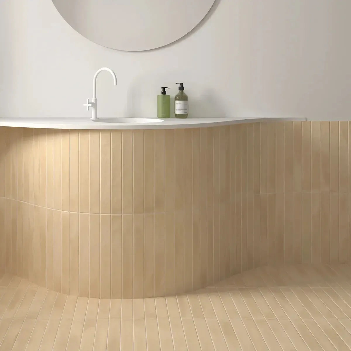 Alata Clay Porcelain Subway Tile 2x16 | Tile Club