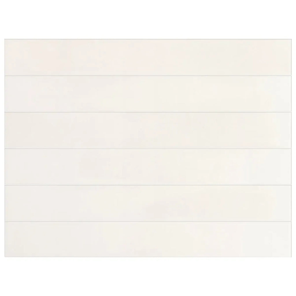 Alata White Porcelain Subway Tile 2x16 | Tile Club