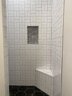 Eastern White and Bardiglio Flower Marble Tile | Tile Club