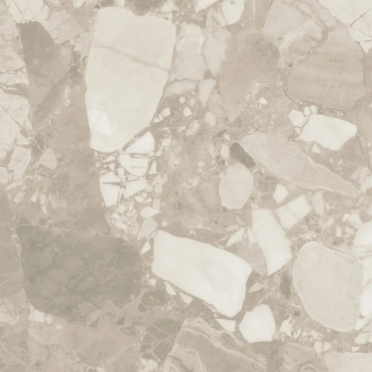 Ellis Cream Contemporary Stone Look Porcelain Tile 24x24 | Tile Club