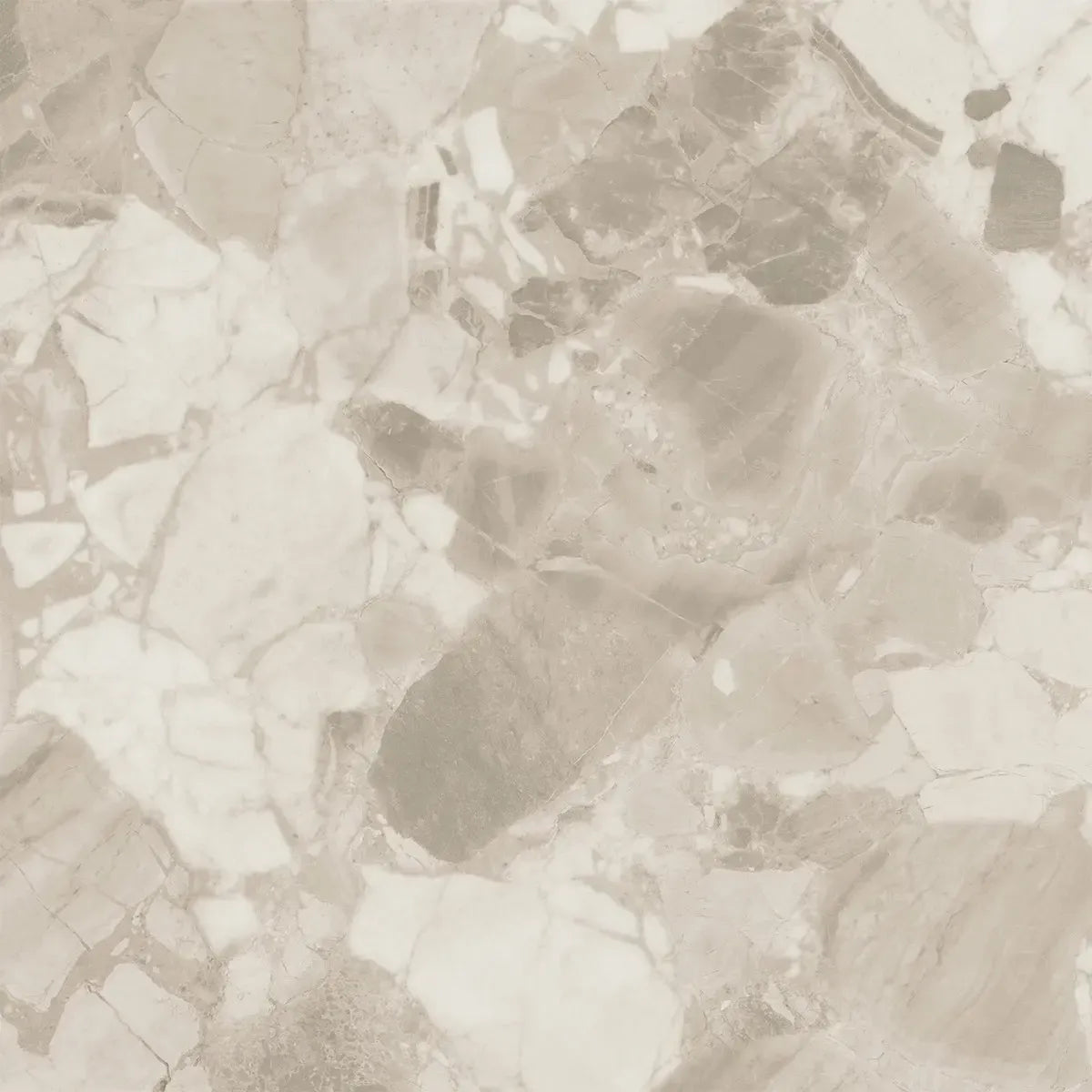 Ellis Cream Contemporary Stone Look Porcelain Tile 24x24 | Tile Club
