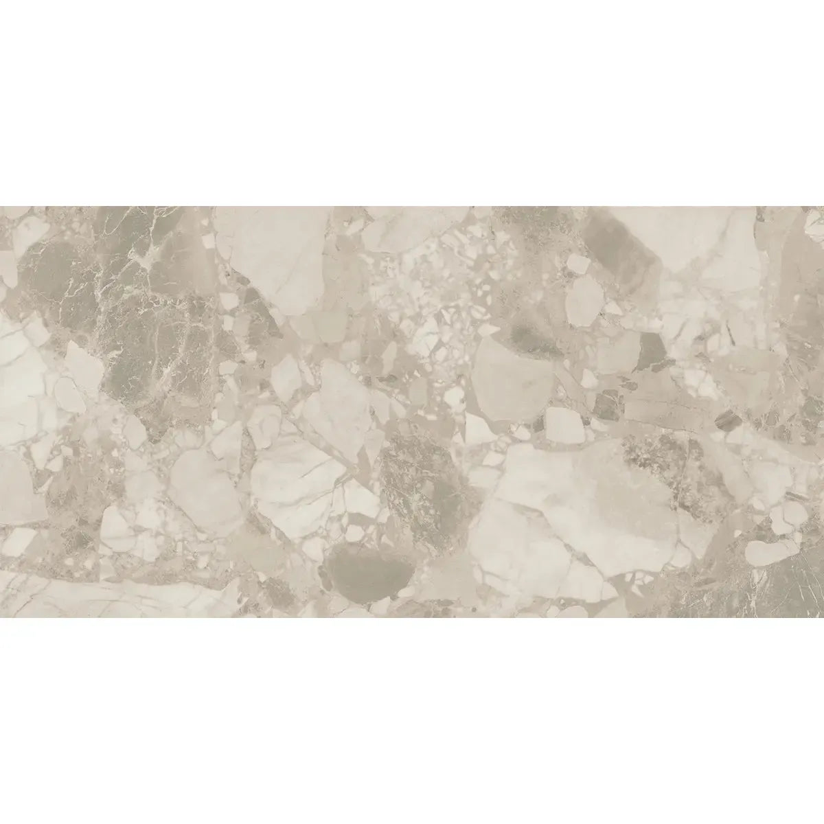 Ellis Cream Contemporary Stone Look Porcelain Tile 24x48 | Tile Club