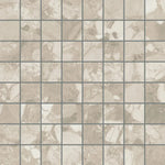 Ellis Cream Contemporary Stone Look Porcelain Mosaic Sample | Tile Club