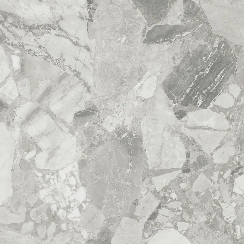 Ellis Gray Contemporary Stone Look Porcelain Tile 24x24 | Tile Club