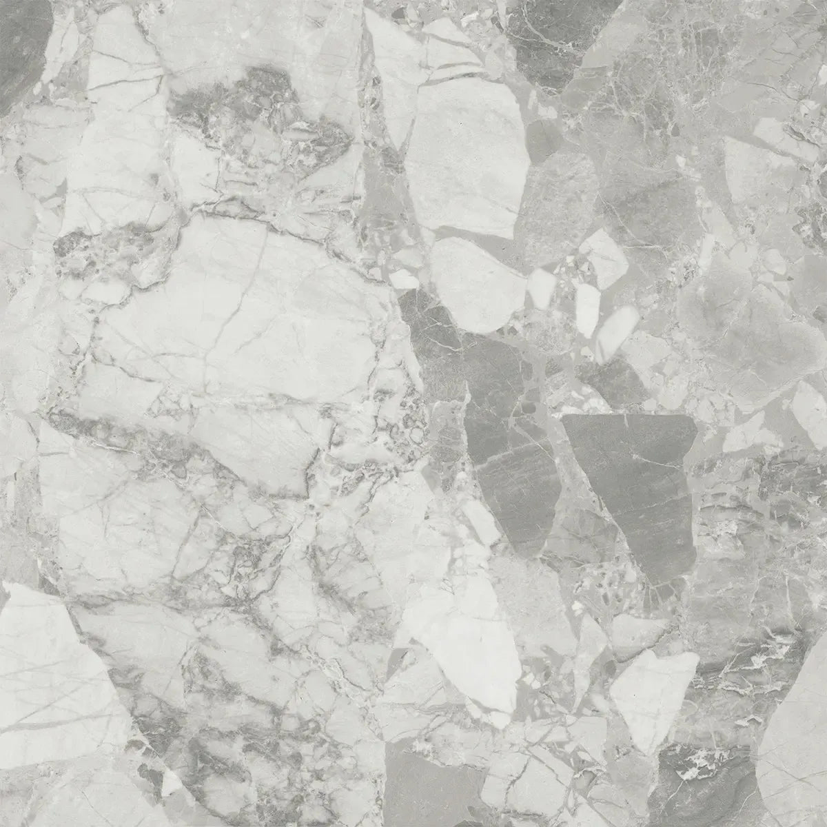 Ellis Gray Contemporary Stone Look Porcelain Tile 24x24 | Tile Club