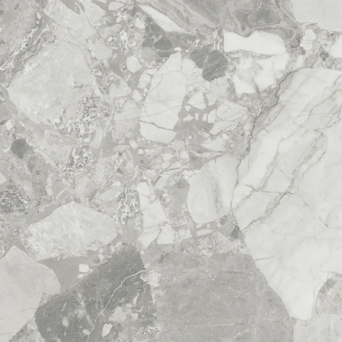 Ellis Gray Contemporary Stone Look Porcelain Tile 24x24 | Tile Club