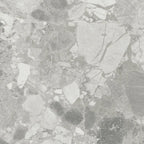 Ellis Gray Contemporary Stone Look Porcelain Tile 24x24 | Tile Club