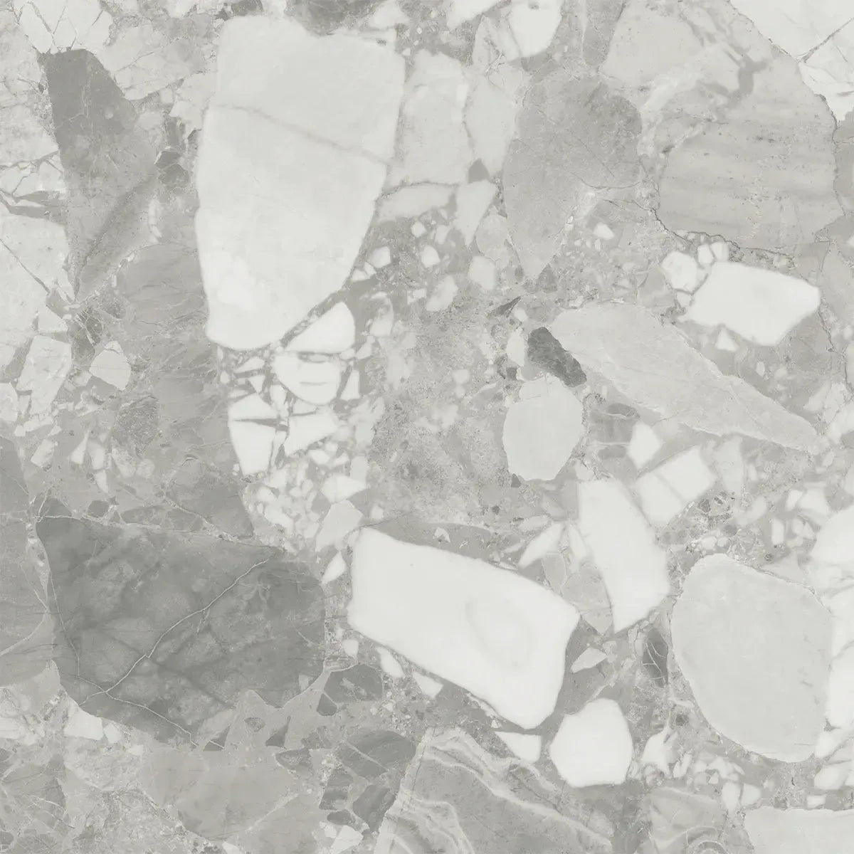 Ellis Gray Contemporary Stone Look Porcelain Tile 24x24 | Tile Club