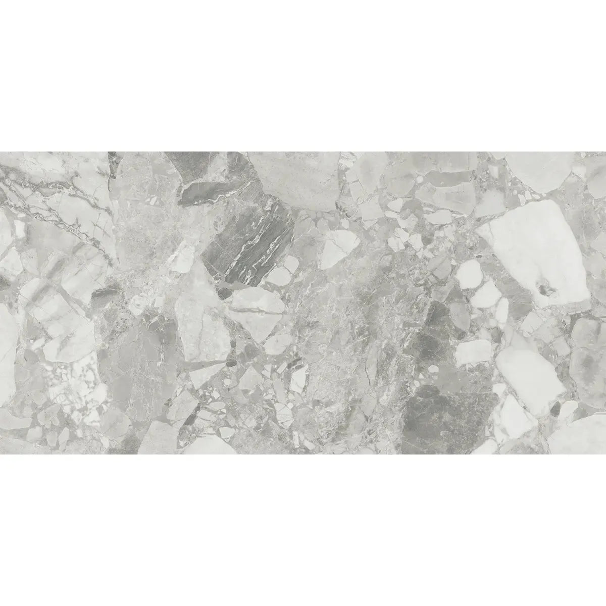 Ellis Gray Contemporary Stone Look Porcelain Tile 24x48 | Tile Club