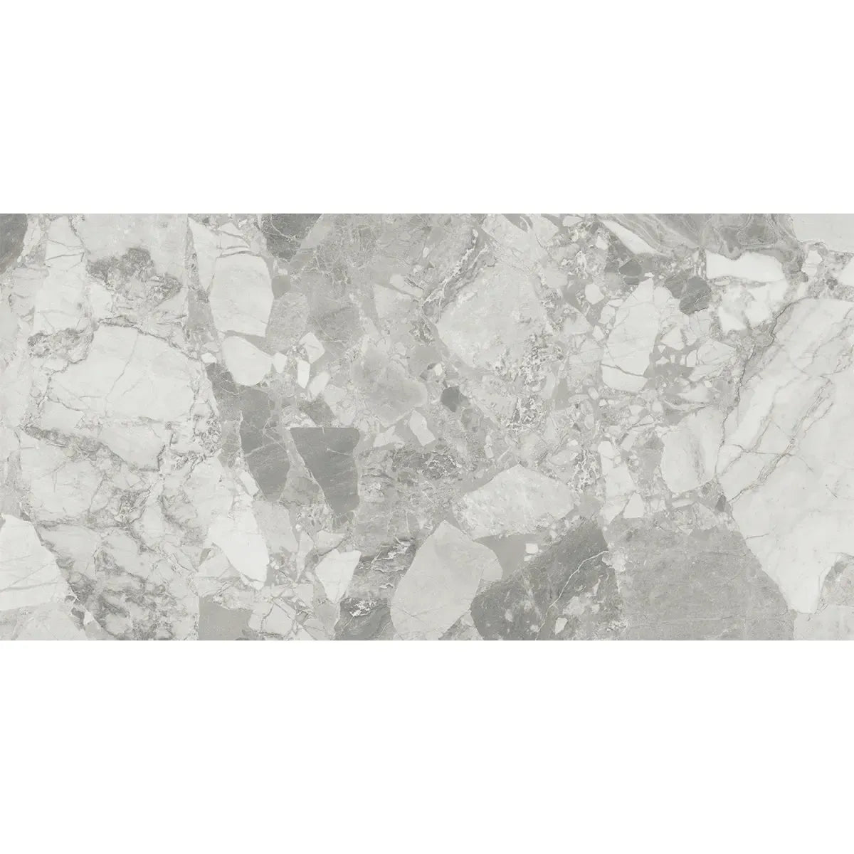 Ellis Gray Contemporary Stone Look Porcelain Tile 24x48 | Tile Club