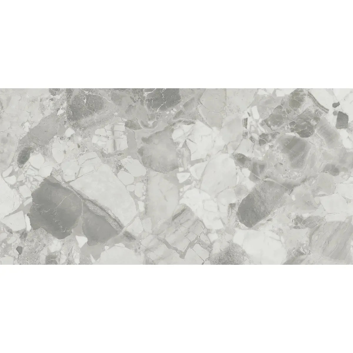 Ellis Gray Contemporary Stone Look Porcelain Tile 24x48 | Tile Club