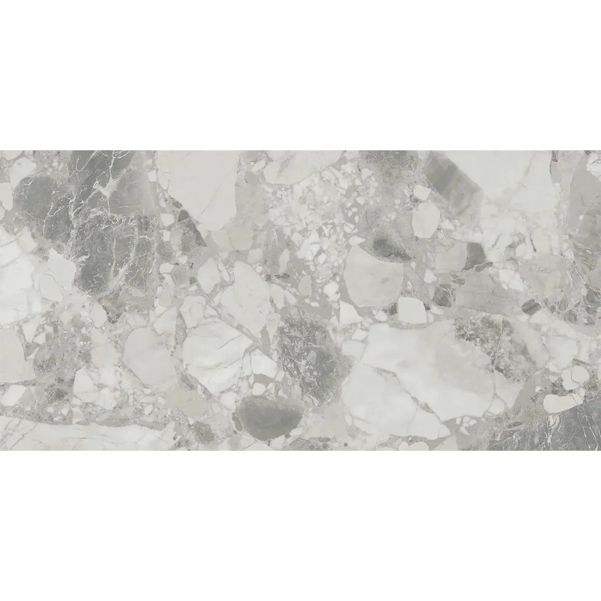 Ellis Gray Contemporary Stone Look Porcelain Tile 24x48 | Tile Club