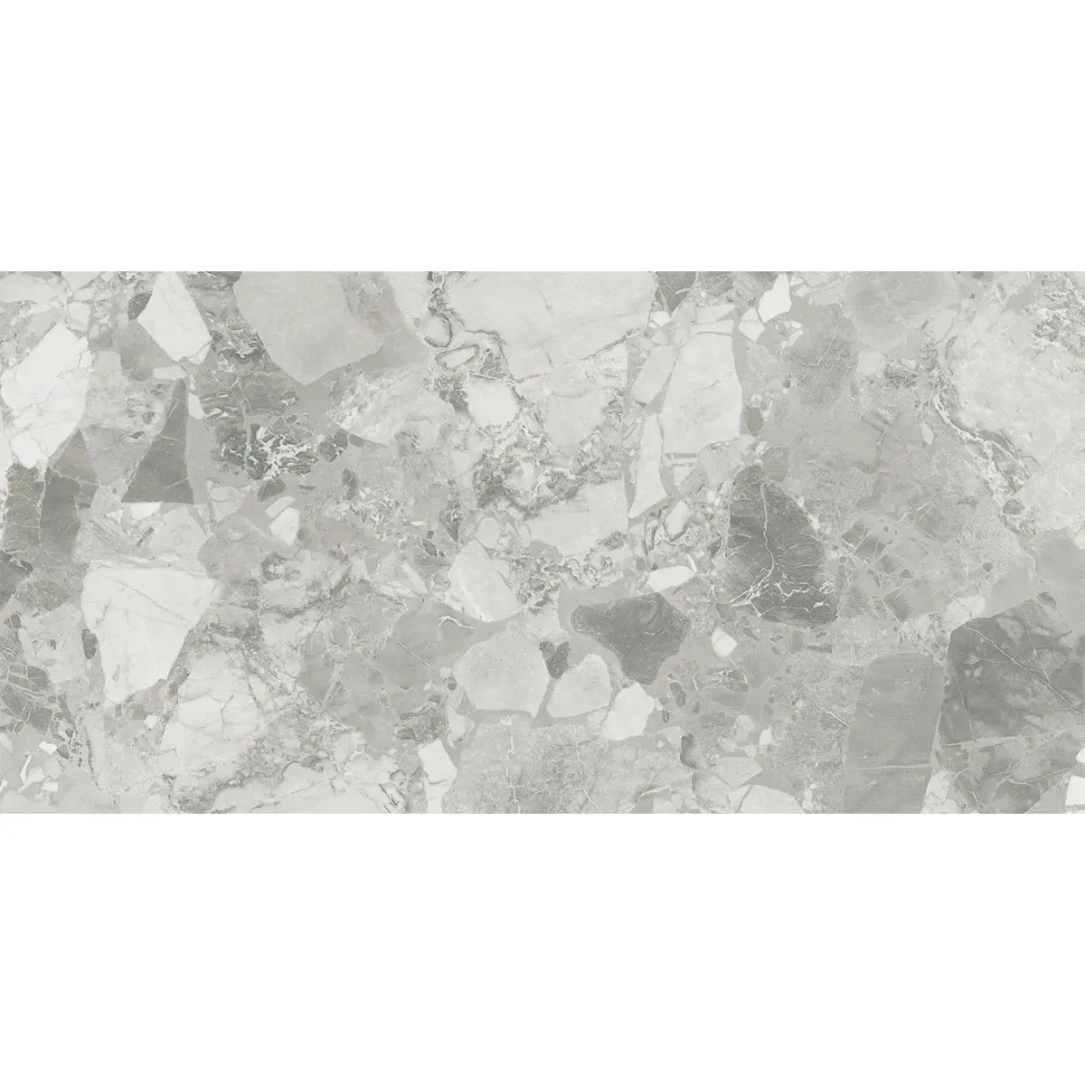 Ellis Gray Contemporary Stone Look Porcelain Tile 24x48 | Tile Club