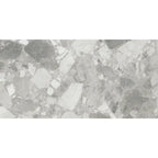Ellis Gray Contemporary Stone Look Porcelain Tile 24x48 | Tile Club