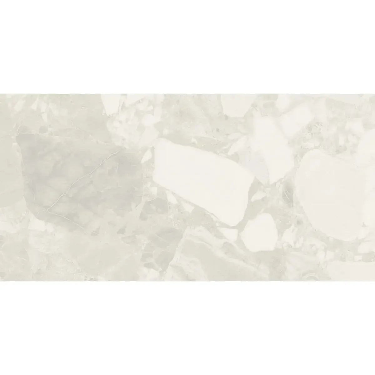 Ellis White Contemporary Stone Look Porcelain Tile 12X24 | Tile Club