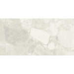 Ellis White Contemporary Stone Look Porcelain Tile Sample 12X24 | Tile Club