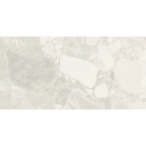 Ellis White Contemporary Stone Look Porcelain Tile Sample 12X24 | Tile Club