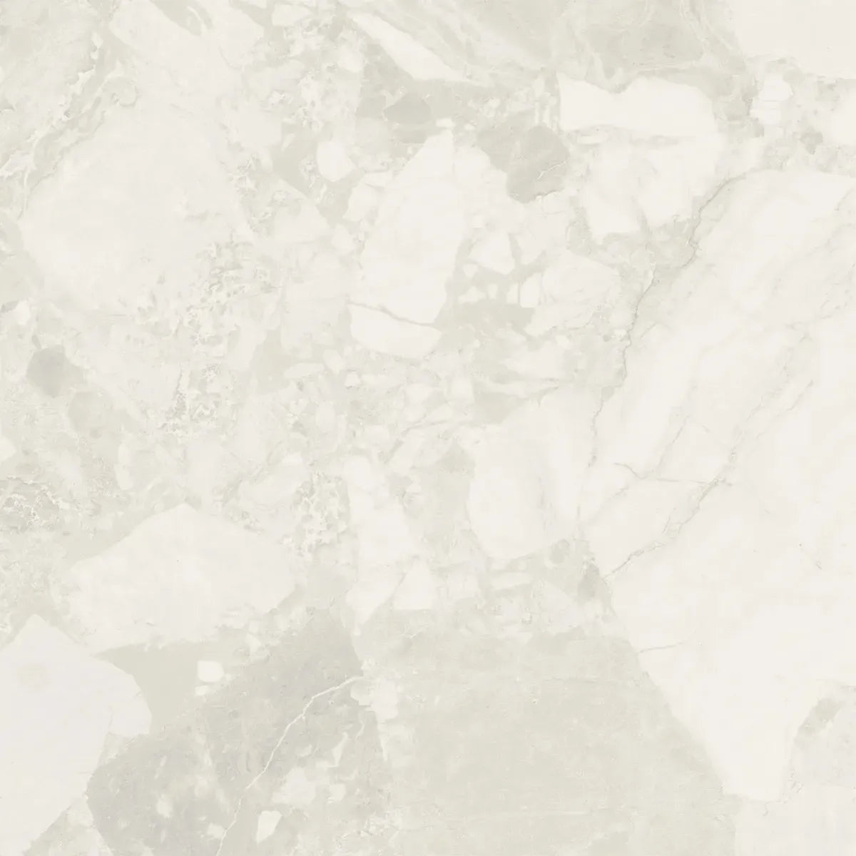 Ellis White Contemporary Stone Look Porcelain Tile 24x24 | Tile Club