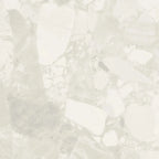 Ellis White Contemporary Stone Look Porcelain Tile 24x24 | Tile Club