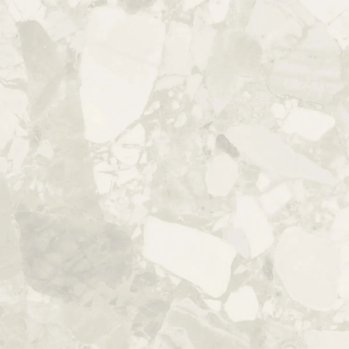 Ellis White Contemporary Stone Look Porcelain Tile 24x24 | Tile Club