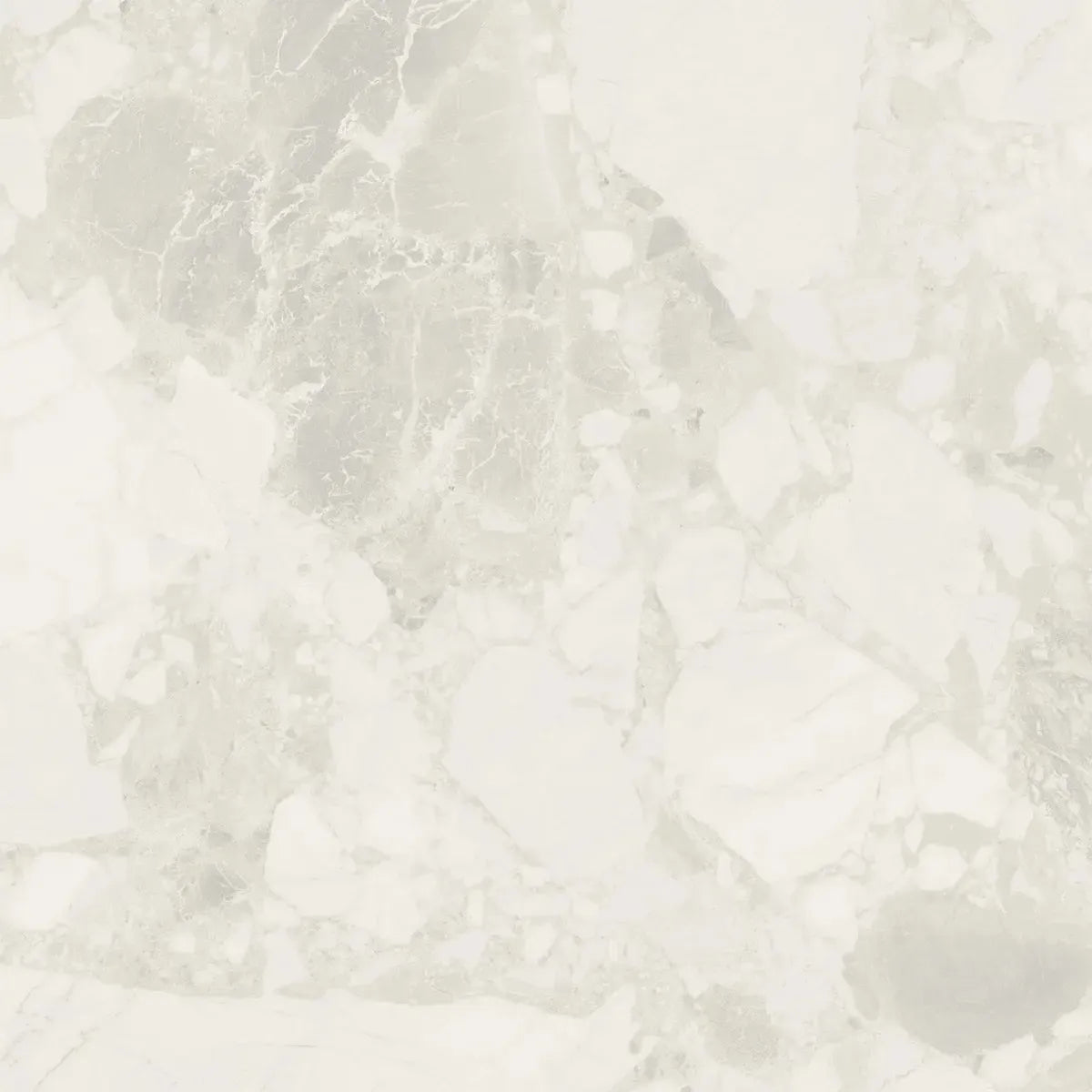 Ellis White Contemporary Stone Look Porcelain Tile 24x24 | Tile Club