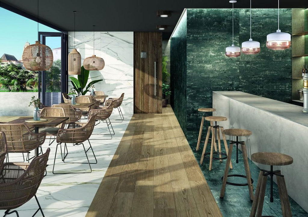 Emporio Calacatta Gold Polished Large-Format Porcelain Tile 24x48 | Tile Club