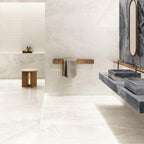 Emporio White Onyx Gemstone Porcelain Tile 24"x48"
