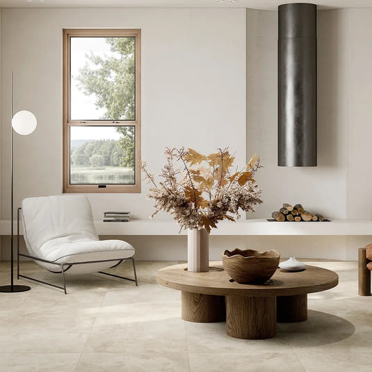 Erie White Porcelain Tile 12”x24” | Tile Club
