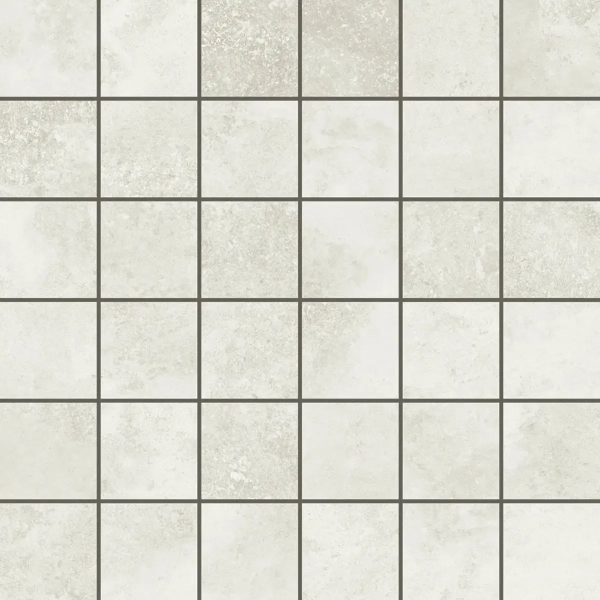 Erie White Mosaic Tile 12x12 | Tile Club