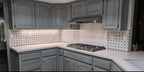 Envy Green Octagon and Thassos Square Marble Mosaic Tile | Tile Club