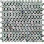 Envy Green Marble Penny Round Tile