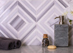 Equator Diamond & Square Mosaic Tile | Tile Club