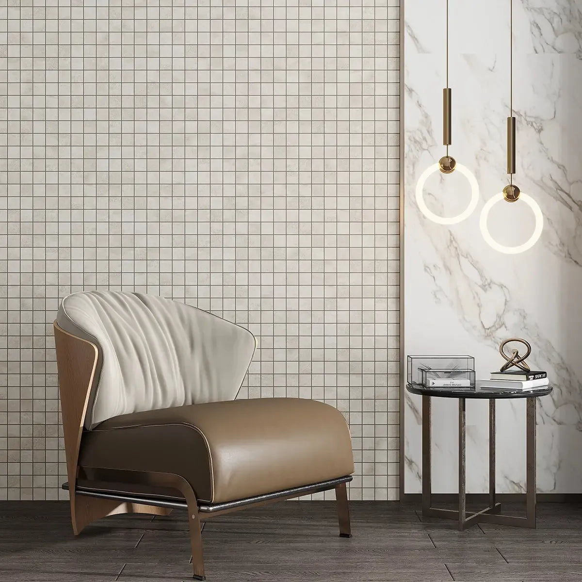 Erie Stone Mosaic Tile 12x12 | Tile Club