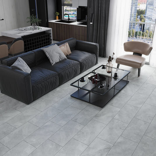 Erie Warm Gray Porcelain Tile 12x24 | Tile Club