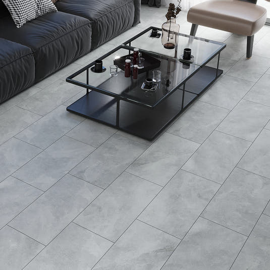 Erie Warm Gray Porcelain Tile 12x24 | Tile Club