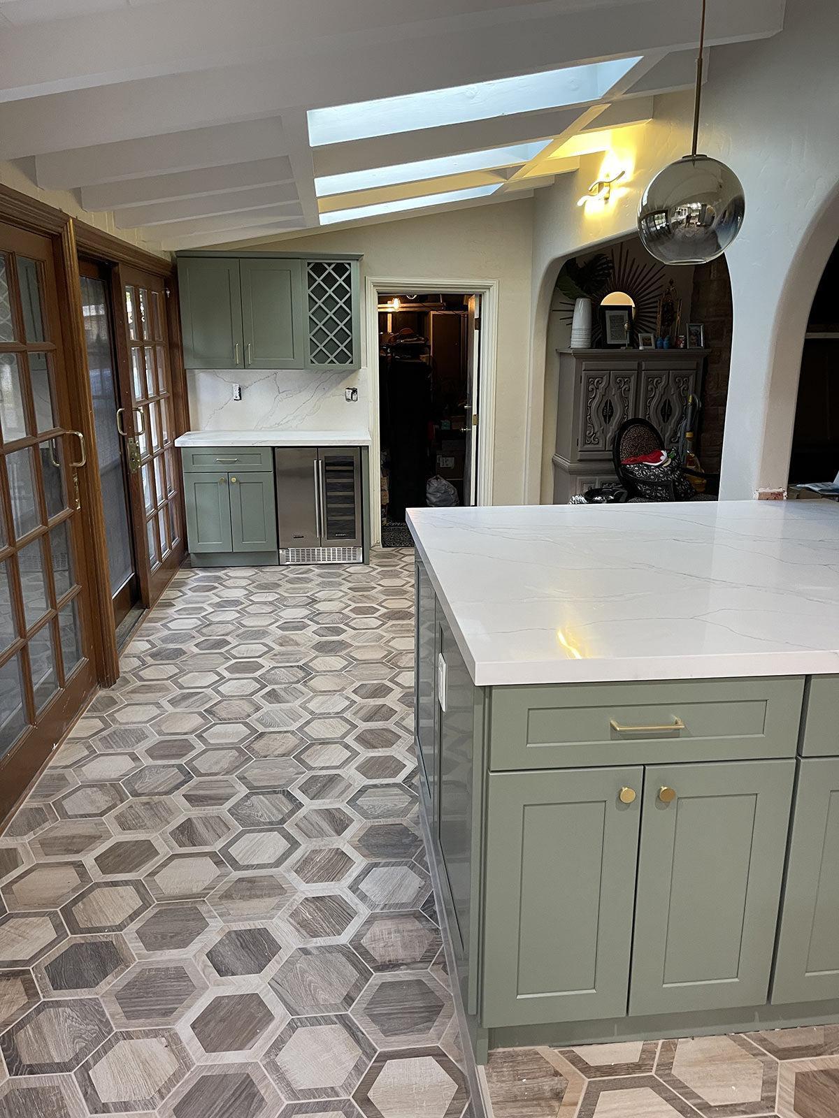 Esagona Intarcio Nut Wood Look Porcelain Tile | Tile Club