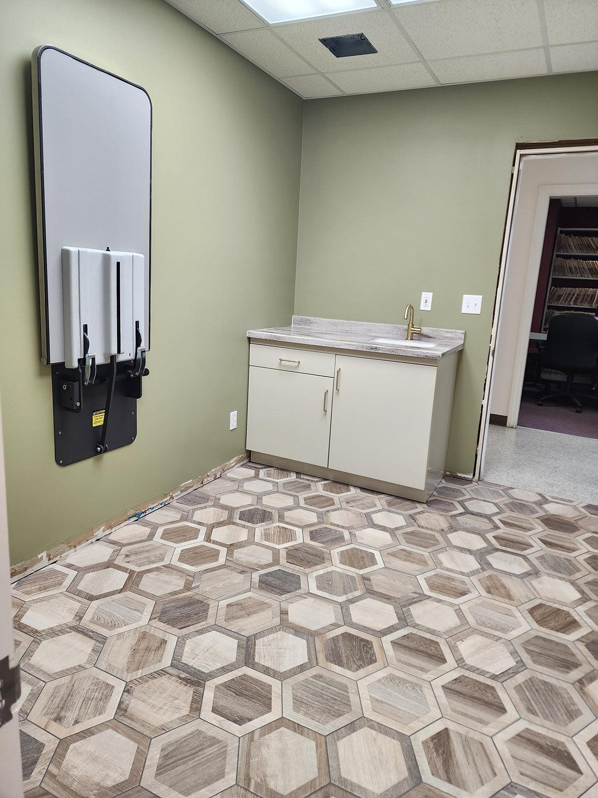 Esagona Intarcio Nut Wood Look Porcelain Tile | Tile Club