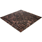Espresso Shimmer Mixed Squares Glass Pool Tile | Tile Club
