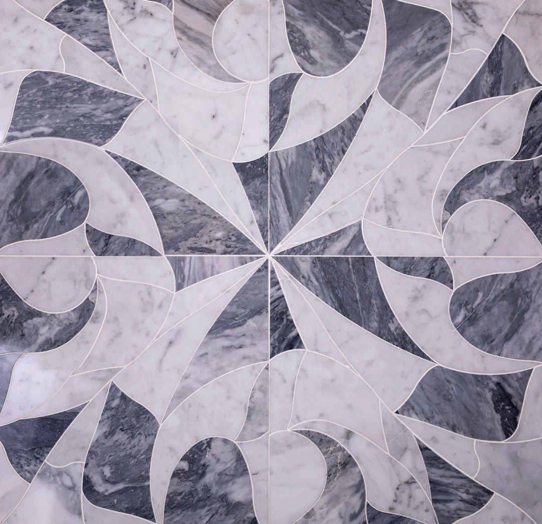 water jet marble tile