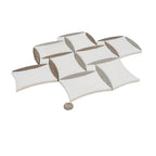 Daisy Paper White And Eastern Beige Mosaic Tile | Tile Club
