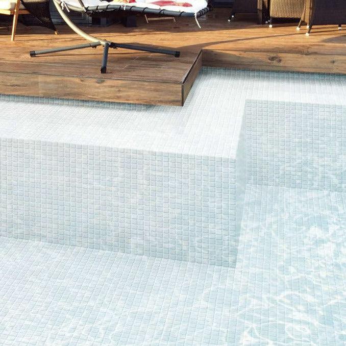 Solid White Glass Mosaic Tile | Tile Club